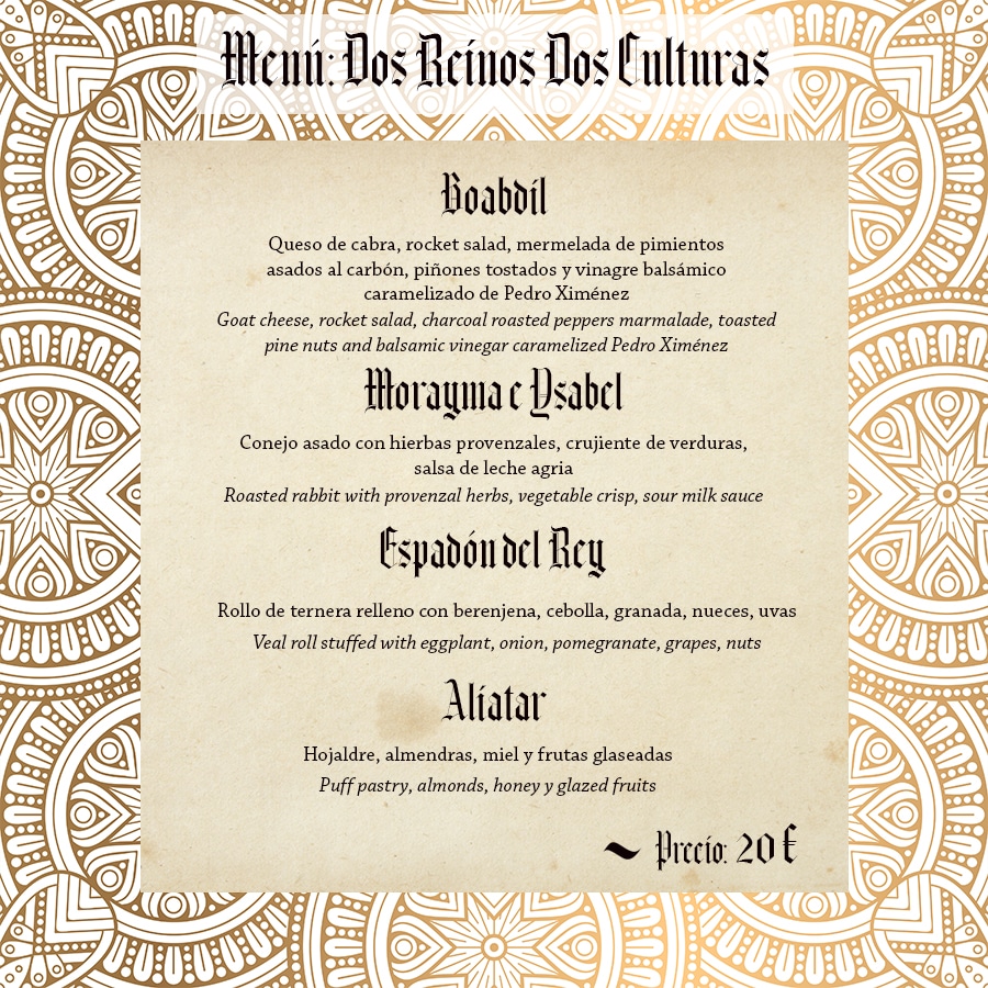 menu flati dos reinos dos culturas